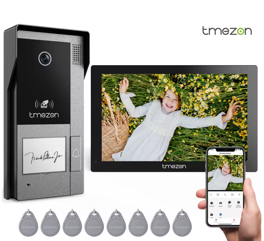 Slimme Video Intercom met 7 Inch Scherm – WiFi Deurbel met Camera en App Bediening