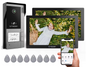 Slimme Video Intercom met 7 Inch Scherm – WiFi Deurbel met Camera en App Bediening