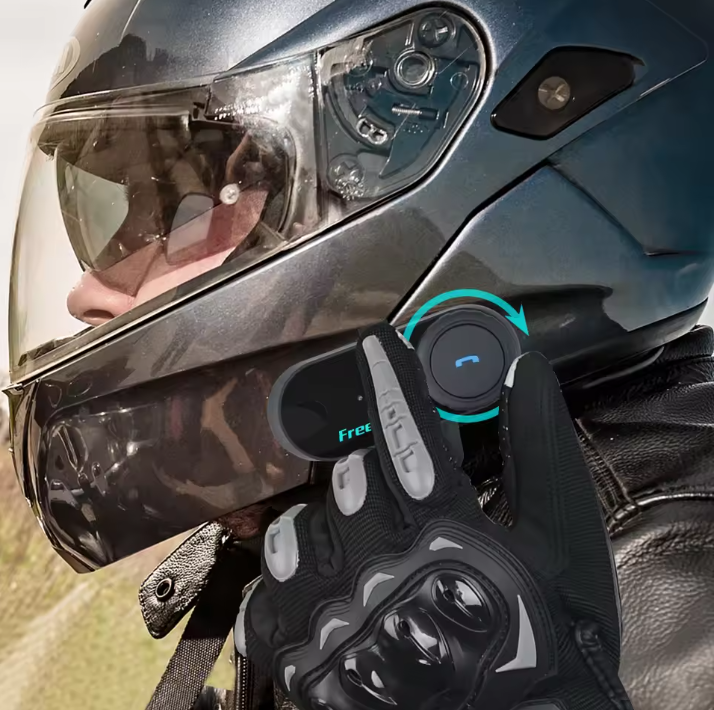 Motor Intercom Headset – Bluetooth Helm Communicatie tot 800m voor 6 Rijders