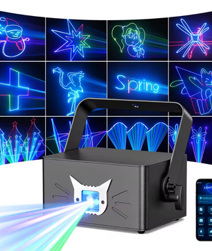DJ Party Laser Licht 25W – RGB Stage Lighting met Bluetooth App en DMX