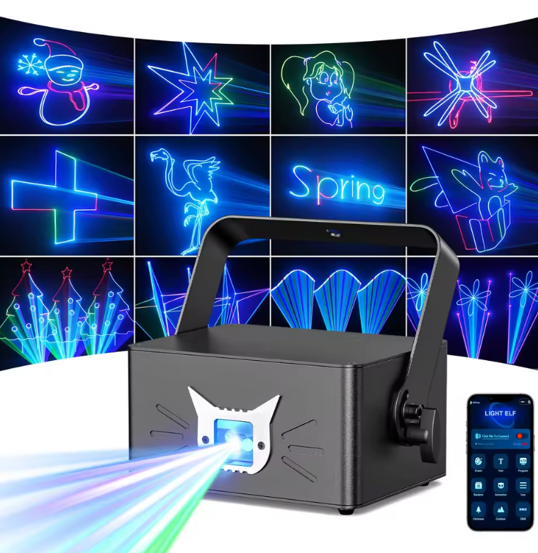 DJ Party Laser Licht 25W – RGB Stage Lighting met Bluetooth App en DMX