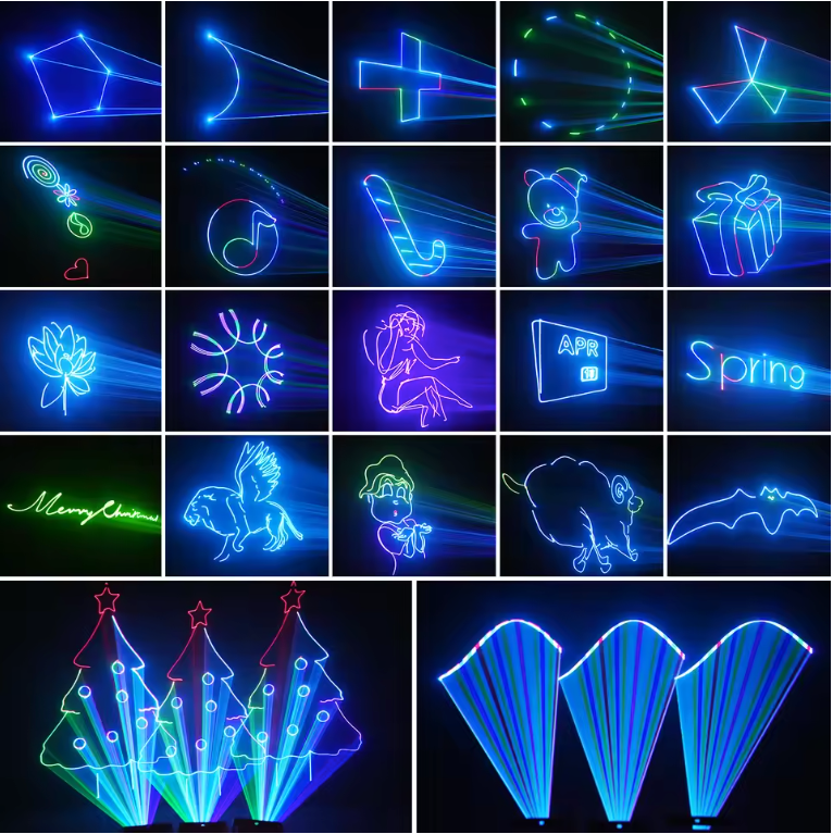 DJ Party Laser Licht 25W – RGB Stage Lighting met Bluetooth App en DMX