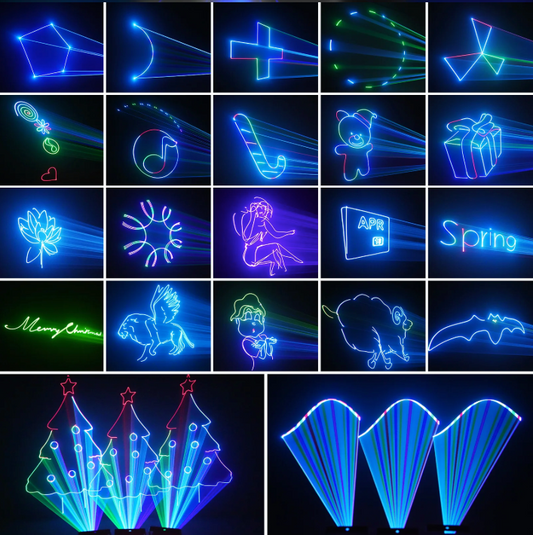 DJ Party Laser Licht 25W – RGB Stage Lighting met Bluetooth App en DMX