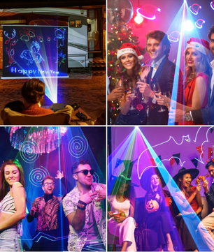 DJ Party Laser Licht 25W – RGB Stage Lighting met Bluetooth App en DMX