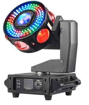 Moving Head DJ Licht 160W – RGBW Beam Stage Light met DMX en Strobe Effect