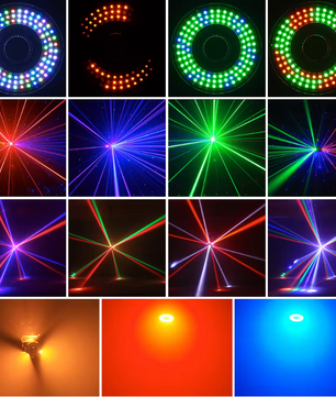 Moving Head DJ Licht 160W – RGBW Beam Stage Light met DMX en Strobe Effect