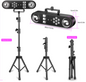 Mini DJ Effect Licht 5-in-1 – RGB Party Licht met Strobe, Laser en Afstandsbediening
