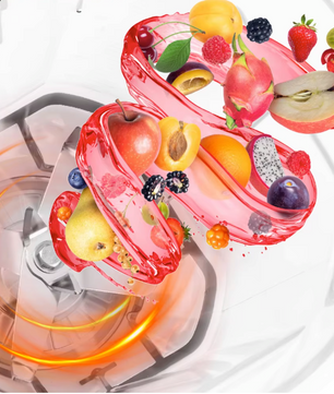 Blender 2000W 2L – Krachtige Smoothie Maker met 6 RVS Messen en Timer