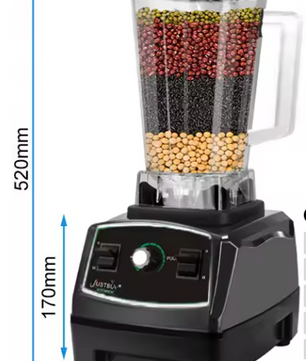 Blender 2200W 3HP – Professionele Smoothie Maker met Hoge Snelheid