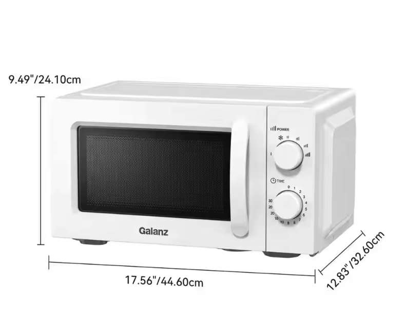 Magnetron 20L 700W – Compacte Vrijstaande Magnetron met 6 Standen