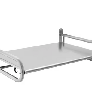 Magnetron Wandplank RVS – Keukenrek met 6 Haken en 30kg Draagkracht