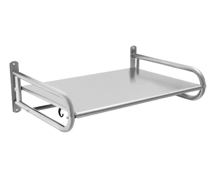Magnetron Wandplank RVS – Keukenrek met 6 Haken en 30kg Draagkracht