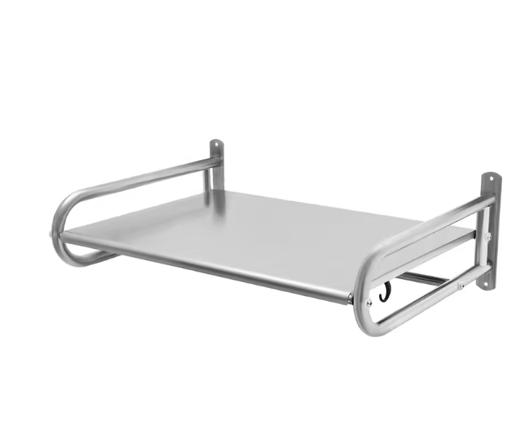 Magnetron Wandplank RVS – Keukenrek met 6 Haken en 30kg Draagkracht