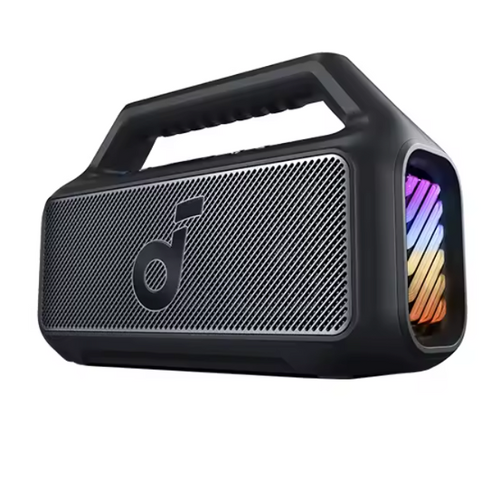 Bluetooth Speaker 80W – Waterdichte Draadloze Speaker met Bass en LED