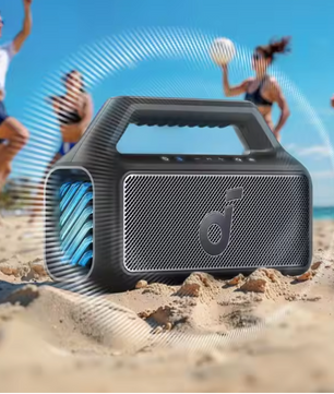 Bluetooth Speaker 80W – Waterdichte Draadloze Speaker met Bass en LED