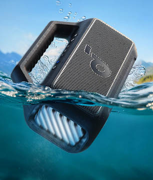 Bluetooth Speaker 80W – Waterproof Outdoor Speaker met Bass en LED Licht