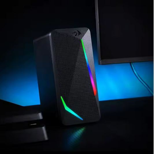 PC Speakers RGB – 2.0 Stereo Desktop Speakers met LED Verlichting