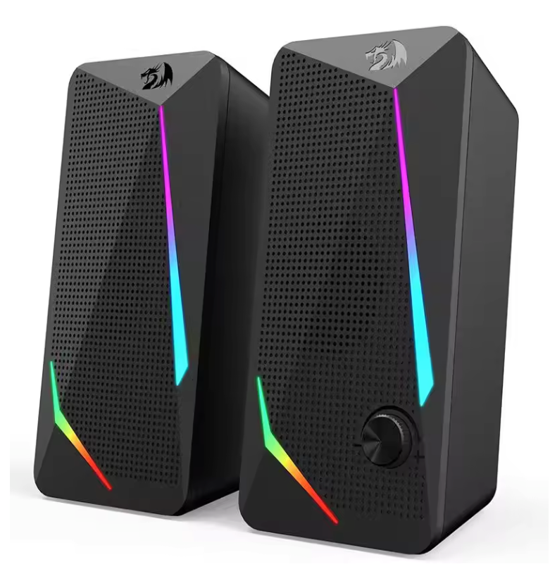 PC Speakers RGB – 2.0 Stereo Desktop Speakers met LED Verlichting