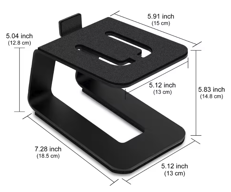 Speaker Standaard Set – Anti Vibratie Desktop Speaker Stands van Staal