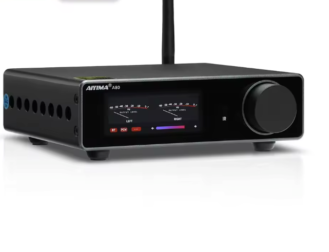 HiFi Stereo Versterker 300W x2 – Bluetooth DAC Audio Amplifier met Meerdere Ingangen