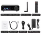 HiFi Stereo Versterker 300W x2 – Bluetooth DAC Audio Amplifier met Meerdere Ingangen