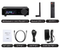 HiFi Stereo Versterker 300W x2 – Bluetooth DAC Audio Amplifier met Meerdere Ingangen