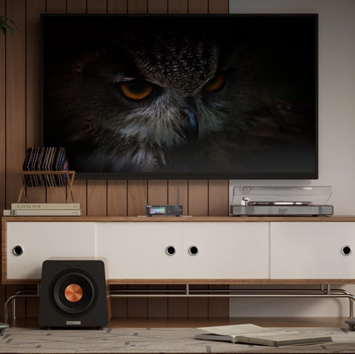 HiFi Stereo Versterker 300W x2 – Bluetooth DAC Audio Amplifier met Meerdere Ingangen