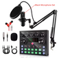 Podcast Set met Microfoon – Live Sound Card Audio Interface voor Streaming en Opname