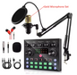 Podcast Set met Microfoon – Live Sound Card Audio Interface voor Streaming en Opname