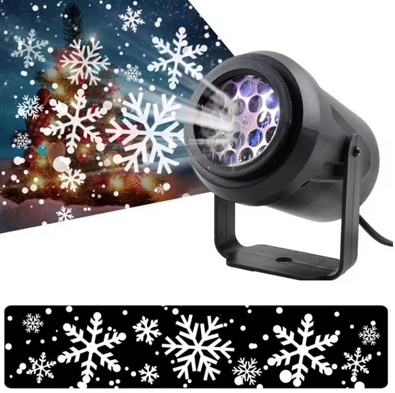 Sneeuwvlok Projector LED – Kerst Projector Licht voor Tuin en Feest Decoratie