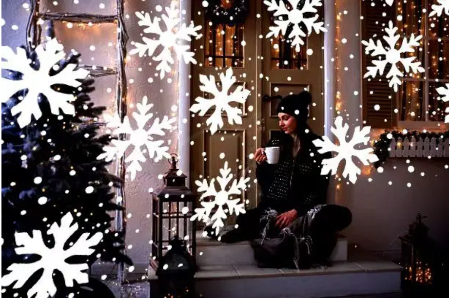 Sneeuwvlok Projector LED – Kerst Projector Licht voor Tuin en Feest Decoratie