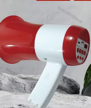 Megafoon 100W – Krachtige Handmegafoon met Sirene en Opnamefunctie