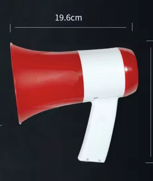 Megafoon 100W – Krachtige Handmegafoon met Sirene en Opnamefunctie