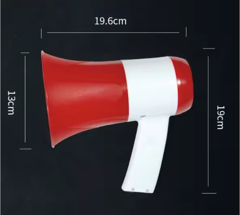 Megafoon 100W – Krachtige Handmegafoon met Sirene en Opnamefunctie