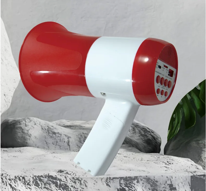 Megafoon 100W – Krachtige Handmegafoon met Sirene en Opnamefunctie