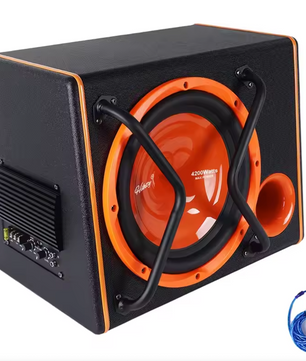 12 Inch Actieve Subwoofer 4200W – Slim Car Audio Bass Speaker met Versterker
