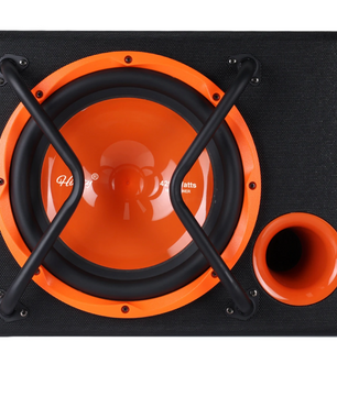 12 Inch Actieve Subwoofer 4200W – Slim Car Audio Bass Speaker met Versterker