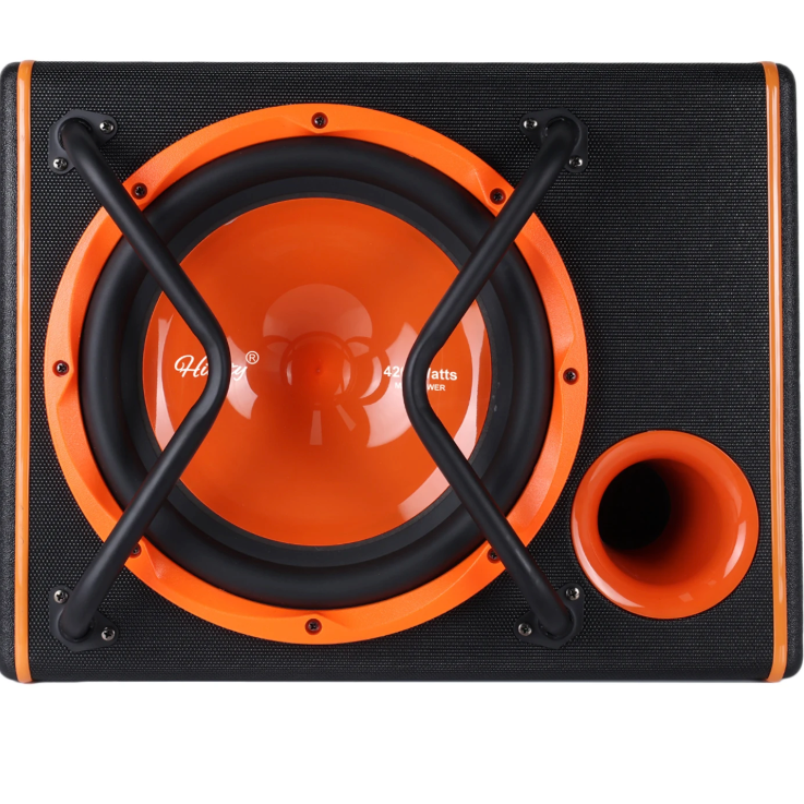 12 Inch Actieve Subwoofer 4200W – Slim Car Audio Bass Speaker met Versterker