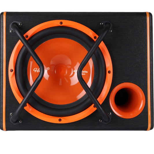 12 Inch Actieve Subwoofer 4200W – Slim Car Audio Bass Speaker met Versterker