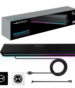 Gaming Soundbar met Microfoon – 7.1 Surround Bluetooth en USB RGB Desktop Speaker