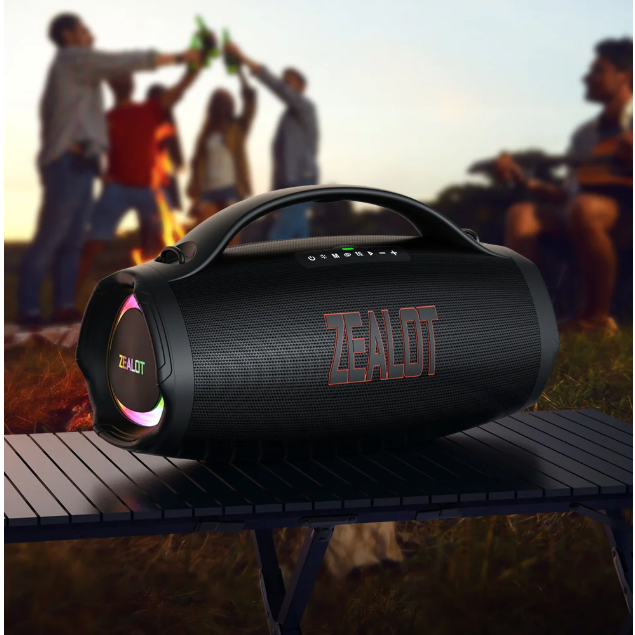 Bluetooth Speaker 160W – Draagbare Waterproof Speaker met RGB en Powerbank