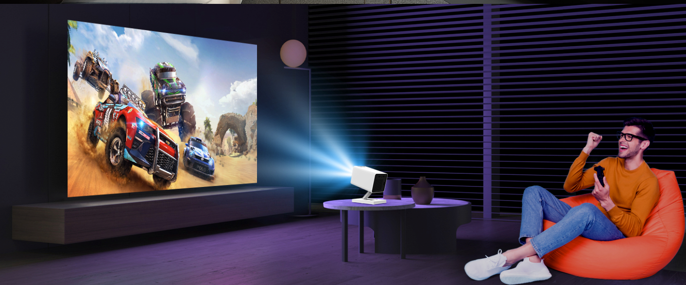 Mini Beamer 4K – Draagbare Smart Projector met WiFi6 en Bluetooth