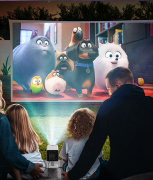 Mini Beamer 4K – Draagbare Smart Projector met WiFi6 en Bluetooth