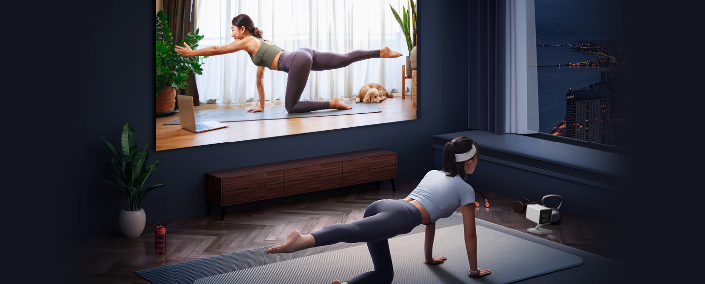 Mini Beamer 4K – Draagbare Smart Projector met WiFi6 en Bluetooth