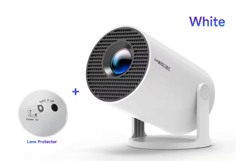 Mini Beamer 8K Smart Projector – Android 14 WiFi6 Bluetooth Home Cinema