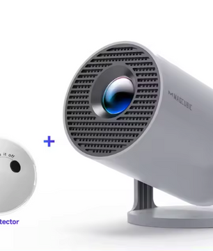 Mini Beamer 8K Smart Projector – Android 14 WiFi6 Bluetooth Home Cinema