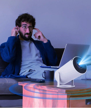 Mini Beamer 8K Smart Projector – Android 14 WiFi6 Bluetooth Home Cinema