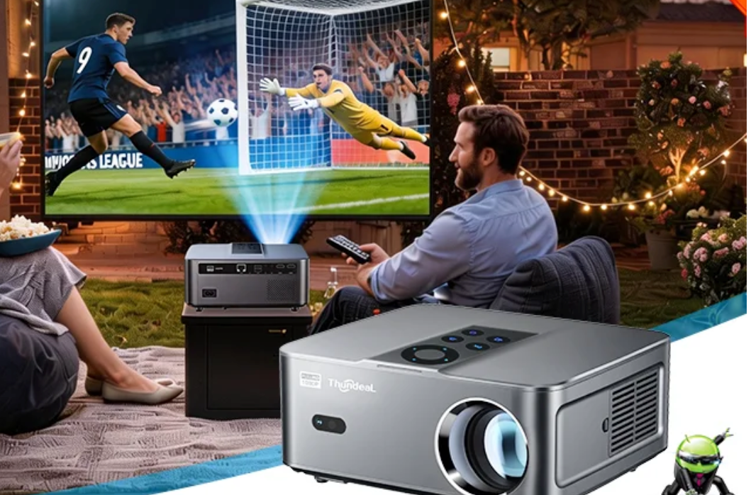 Full HD Projector 3000 ANSI – 4K Smart Beamer met WiFi6 en Bluetooth