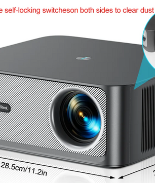 Full HD Projector 3000 ANSI – 4K Smart Beamer met WiFi6 en Bluetooth