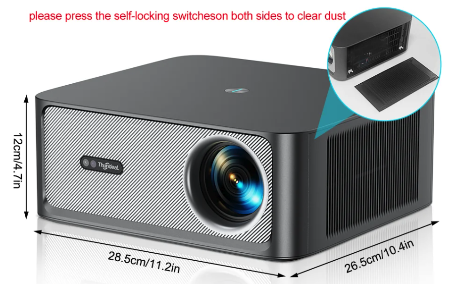 Full HD Projector 3000 ANSI – 4K Smart Beamer met WiFi6 en Bluetooth